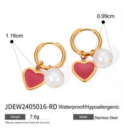 European And American Stainless Steel Pearl Earrings – Useful Gifts — 3