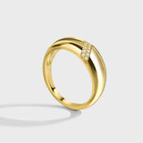 Popular Glossy High-grade Croissant Ring – Birthday Gifts — 3