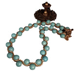 Ornament Distressed Gold Hand-woven Turquoise – Jewelry Gift Ideas — 3