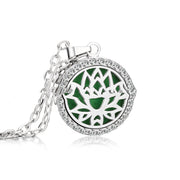 Stainless Steel And Diamond Aromatherapy Oil – Jewelry Gift Ideas — 12