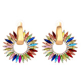 Women's Vintage Exaggerated Geometric Stud Earrings – Gifts for Her — 9