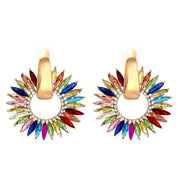 Women's Vintage Exaggerated Geometric Stud Earrings – Gifts for Her — 9