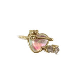 Love Heart-shaped Ring Female Bear Diamond – Gifts for Her — 3