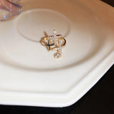 Real Gold Electroplated Zircon Opal Double Layer Ring – Stylish Gifts — 6
