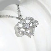 8-word Infinite Symbol Heart Pendant Necklace – Jewelry Gift Ideas — 4