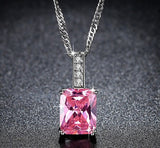 Pink Princess Zirconia Necklace – Jewelry Gift Ideas — 5