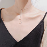 Sun Moon Silver Necklace – Jewelry Gift Ideas — 2