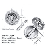 Round Life Tree Necklace In Memory Of Relatives – Jewelry Gift Ideas — 5