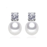 Round pearl stud earrings – Practical Gifts — 3