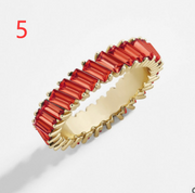 Crystal alloy multi-colored ring – Gift Ideas — 3