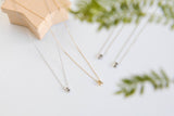 Fashion Tiny Initial Necklace Gold Silver Color – Jewelry Gift Ideas — 9