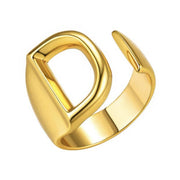Women's Personality Fashion 26 English Letters Ring – Stylish Gifts — 9