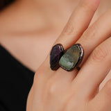 Retro Natural Amorphous Broken Bronze Adjustable – Holiday Gift Ideas — 1