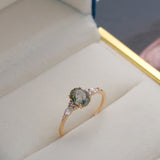 925 Silver Gilded Zircon Inlaid Women's Ring – Gifts for Her — 4