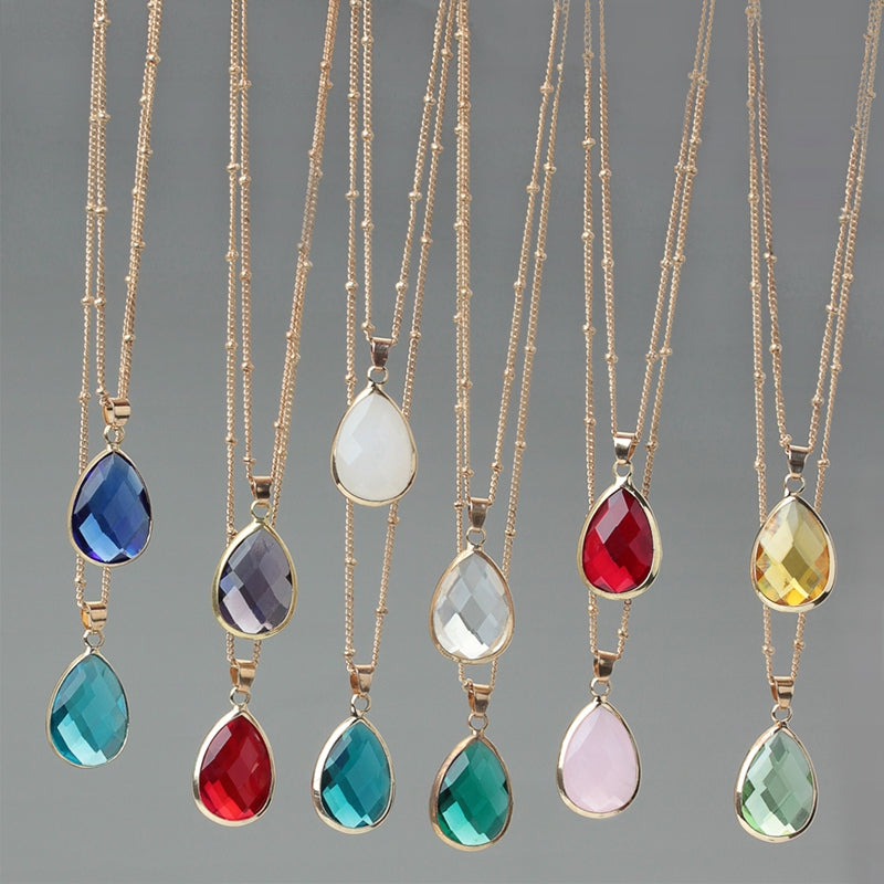 Copper Chain Drop Pendant Necklace Ladies – Jewelry Gift Ideas — 1