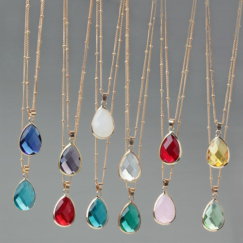 Copper Chain Drop Pendant Necklace Ladies – Jewelry Gift Ideas — 1
