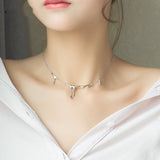 Falling Rain Hurt Sterling Silver Necklace – Jewelry Gift Ideas — 3