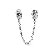 Logo Love Pentagram Bow Safety Chain Bracelet – Jewelry Gift Ideas — 5