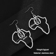 Gold Stainless Steel Adinkra Gye Nyame Earrings – Small Gift Ideas — 7
