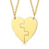 Titanium Steel Heart-Shaped Friendship Pendant – Jewelry Gift Ideas — 2