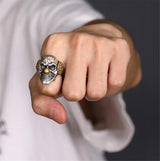 Clown Men Domineering Personality Skull Ring – Gifts for Him — 6