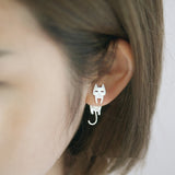 S925 Sterling Silver Stud Earrings Fashion Detachable – Stylish Gifts — 11
