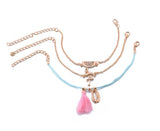 Vintage Flamingo Watermelon Hollow Shell Bracelet – Jewelry Gift Ideas — 3
