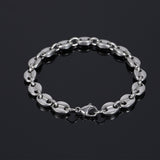 Coffee Beans Link Chain Bracelet – Jewelry Gift Ideas — 4