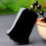 Obsidian Pixiu Pendant Ruyi Abacus Jade Pendant – Jewelry Gift Ideas — 5