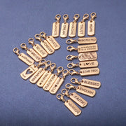 Lobster Clasp Gold English Word Alloy Pendant – Jewelry Gift Ideas — 1
