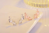 Jewelry Hot Sale Korean Bow Tie Zircon Earrings – Jewelry Gift Ideas — 3