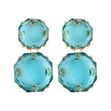 Summer Bohemian Style Transparent Resin Earrings – Stylish Gifts — 18
