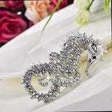 Ocean Series Fashion Diamond Seahorse Brooch – Stylish Gifts — 5