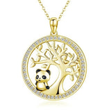 Women's Crystal Necklace With Full Diamond Panda – Jewelry Gift Ideas — 10