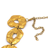 Irregular shape gold necklace – Jewelry Gift Ideas — 7