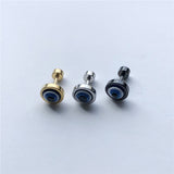 Personality Men's Stainless Steel Eye Pattern Stud – Gifts for Him — 2