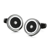 Round Cufflinks Copper Material French Shirt – Birthday Gifts — 1