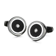 Round Cufflinks Copper Material French Shirt – Birthday Gifts — 1