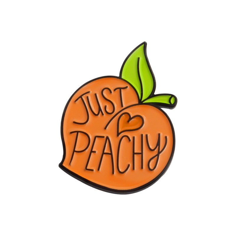 Cute Peach Brooch All-Match Jewelry Dripping – Jewelry Gift Ideas — 1