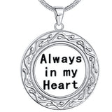 Round Life Tree Necklace In Memory Of Relatives – Jewelry Gift Ideas — 4
