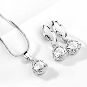 Water Drop Necklace Earring Set – Jewelry Gift Ideas — 9