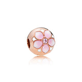 Sterling Silver DIY Bracelet Rose Gold Love Clip – Jewelry Gift Ideas — 3