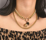 Metal Heart Choker Necklace For Women – Jewelry Gift Ideas — 6