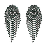 Long tassel inlaid earrings – Holiday Gift Ideas — 8