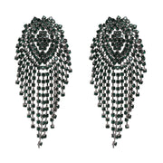 Long tassel inlaid earrings – Holiday Gift Ideas — 8