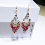 Bohemia Long Style Water Drop Crystal Earrings – Stylish Gifts — 5