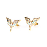 Micro-Set Rhinestone Ladies Ring Earrings Jewelry – Jewelry Gift Ideas — 6
