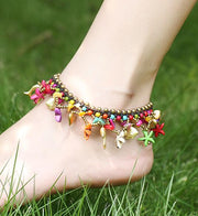 Bell Starfish Bohemian Vintage Hand-Made Rope Anklet – Birthday Gifts — 5