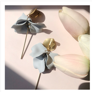 Colorful Flower Earrings 925 Silver Holiday – Everyday Gifts — 5