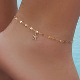 Alloy plating starfish anklet – Everyday Gifts — 5